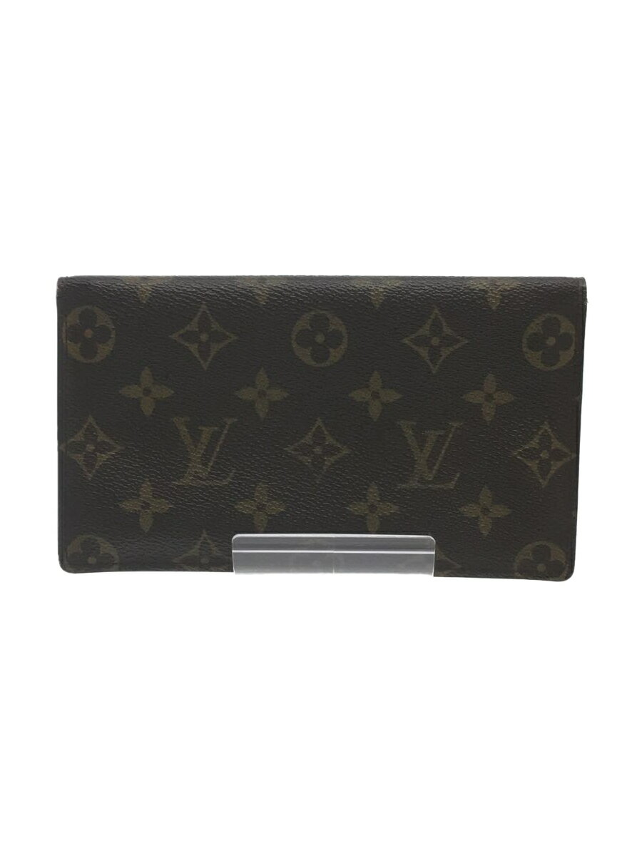 【中古】LOUIS VUITTON◆長財布/PVC/BRW/メンズ【服飾雑貨他】