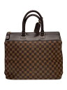 【中古】LOUIS VUITTON◆グリニッジPM_ダミエ・エベヌ_BRW/PVC/BRW【バッグ】