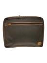 【中古】dunhill◆セカンドバッグ/レザー/BRW/ブラウン【バッグ】