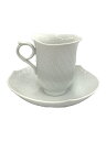 【中古】Meissen◆カップ&ソーサー/2点セット/WHT/29572/29562/波の戯れ【キッチン用品】