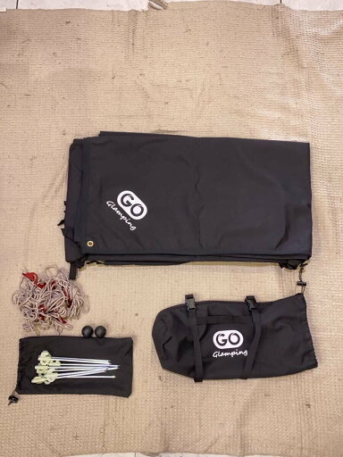 【中古】GO Glamping/タープ/BLK//【スポーツ】 【中古】GO Glamping/タープ/BLK//【スポーツ】