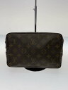 【中古】LOUIS VUITTON◆トゥルース・トワレット23_モノグラム・キャンバス_BRW/PVC/BRW【バッグ】