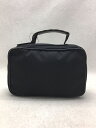 【中古】FENDI◆ポーチ/--/BLK/無地【バッグ】