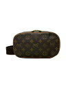 【中古】LOUIS VUITTON◆ポシェット・ガンジュ_モノグラム・キャンバス_BRW/レザー/BRW/総柄【バッグ】