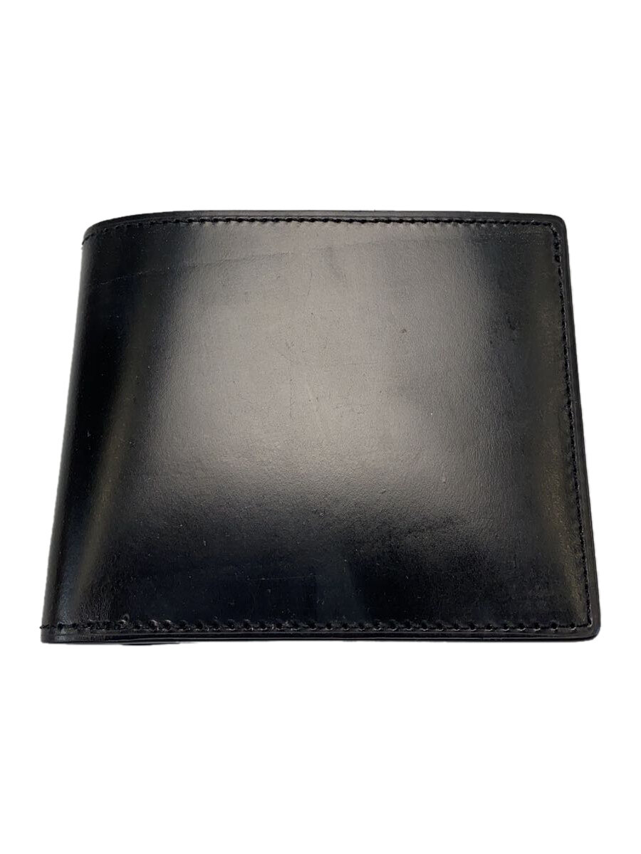 【中古】SOMES SADDLE◆2つ折り財布/レザー/BLK/無地/メンズ【服飾雑貨他】