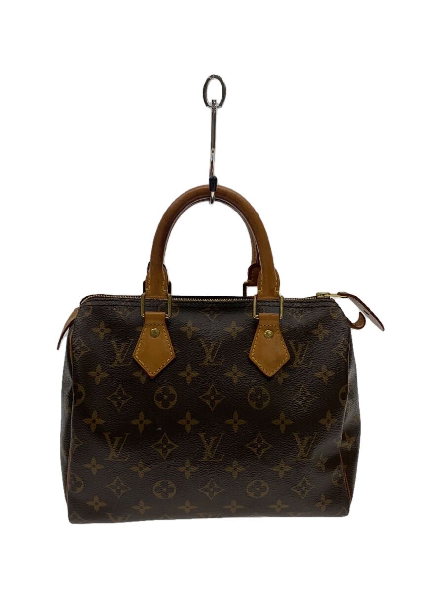 【ブランド】LOUIS VUITTON 【ブランドカナ】ルイヴィトン 【型番】M41109 【程度】B 【サイズ】 【メインカラー】ブラウン 【素材・生地】PVC（ビニール） 【キーワード】　　　/ 2026/07/02 セカンドストリートマルイファミリー溝口店【4710】【中古】LOUIS VUITTON◆2)スピーディ25_モノグラム・キャンバス_BRW/PVC/BRW ブランド LOUIS VUITTON 型番 M41109 カラー ブラウン 柄 素材・生地 PVC（ビニール）>色・素材について サイズ >サイズ表示について 実寸（cm） 【バッグ】 マチ：15 / 高さ：19.5 / 幅：25 / 持ち手：30 【その他】 その他サイズ：/ 商品は　セカンドストリートマルイファミリー溝口店の店頭にて販売しております。商品に関するお問合わせは、お電話(TEL:044-874-0309)にて、問合わせ番号：2347460386076をお伝えください。 配送方法やお支払い方法に関するお問い合わせは、サポートセンターまでご連絡をお願いします。 ※お電話の対応は営業時間内のみとなります。お問い合わせフォームでお問い合わせの際はご注文番号をご記入下さい