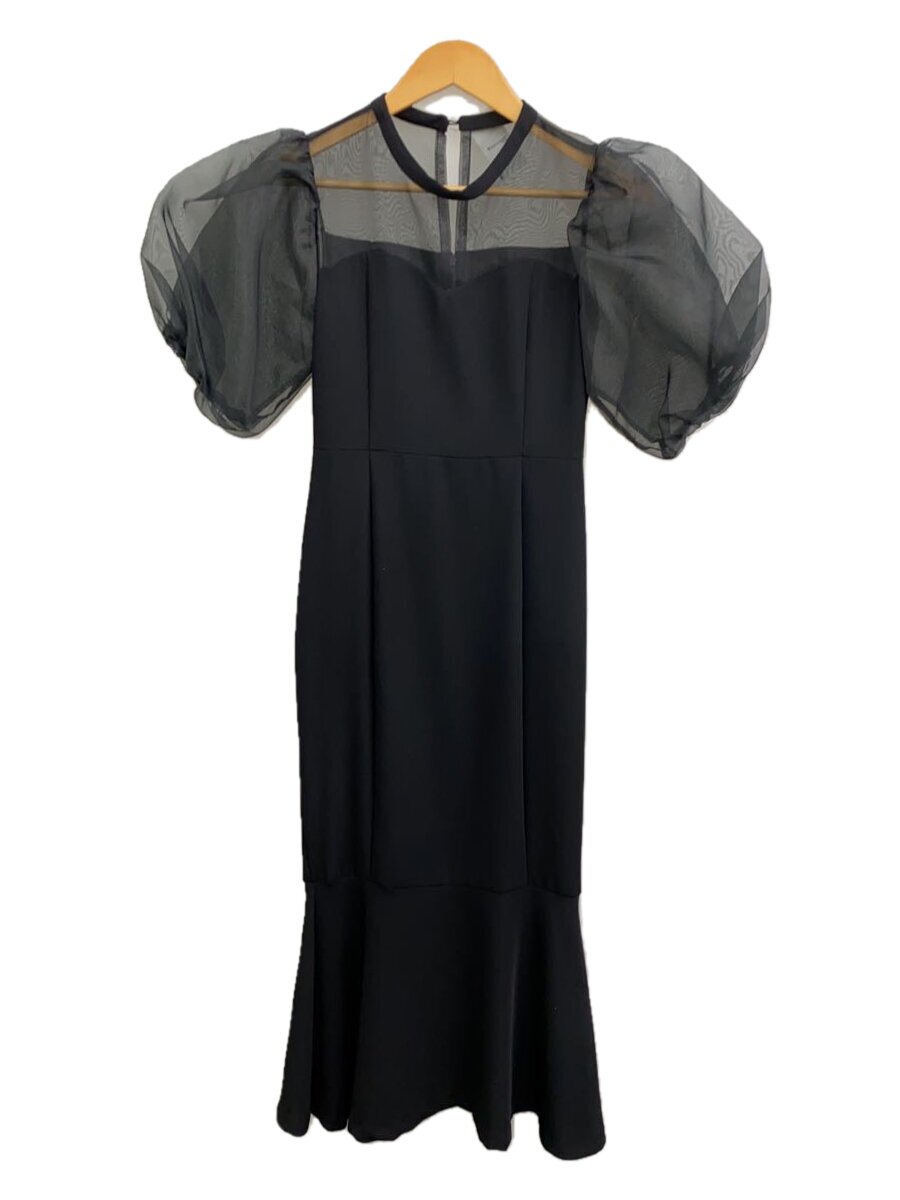 ACYM◆Organdy combi mermaid dress/半袖ワンピース/シアー/S/032240003//