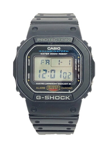【中古】CASIO◆クォーツ腕時計・G-SHOCK/デジタル/ラバー/BLK//【服飾雑貨他】 【中古】CASIO◆クォーツ腕時計・G-SHOCK/デジタル/ラバー/BLK//【服飾雑貨他】