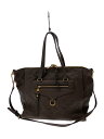 【中古】LOUIS VUITTON◆ルミニューズPM_モノグラム・アンプラント_BRW/レザー/ブラウン/フランス製【バッグ】