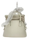 【中古】Maison Margiela◆23年/5AC micro/ショルダーバッグ/レザー/ホワイト/S56WG0081【バッグ】