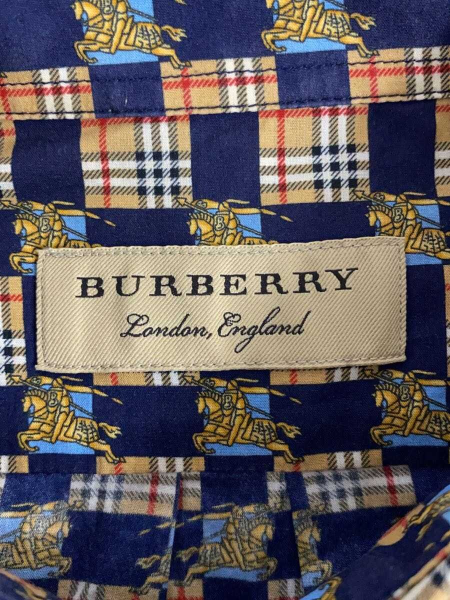 中古 BURBERRY 長袖シャツ M コットン NVY チェック 8001129 メンズウェア jumblestore-37838379 2nd STREET 楽天市場店 サンプル画像3