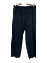 【中古】MARKAWARE◆ドライボイルツイルコンフォートフィットイージートラウザーズ/3/コットン/ブラック/A24A-15PT0【メンズウェア】