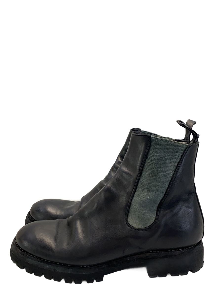 【ブランド】GUIDI 【ブランドカナ】グイディ 【型番】 【程度】B 【サイズ】42 【メインカラー】ブラック 【素材・生地】 【キーワード】　　 2026/04/24 セカンドストリート西春店【3317】【中古】GUIDI◆サイドゴアブーツ/42/BLK ブランド GUIDI 型番 カラー ブラック 柄 素材・生地 >色・素材について サイズ 42>サイズ表示について 実寸（cm） 【ブーツ】 ヒール：3 / 高さ：19 / ソール全長：29.5 【その他】 その他サイズ：/ 商品は　セカンドストリート西春店の店頭にて販売しております。商品に関するお問合わせは、お電話(TEL:0568-27-2628)にて、問合わせ番号：2348460786156をお伝えください。 配送方法やお支払い方法に関するお問い合わせは、サポートセンターまでご連絡をお願いします。 ※お電話の対応は営業時間内のみとなります。お問い合わせフォームでお問い合わせの際はご注文番号をご記入下さい この商品に関する出品店舗からのコメント チェルシーブーツサイドのゴムの緩みや着用感がございます。使用感/着用感はございますが、まだまだご愛用いただけます。あくまで中古品ですので、ご理解の上、ご検討をお願い致します。商品について気になる点やご不明な点がございましたらお気軽に当店までお問合せくださいませ。