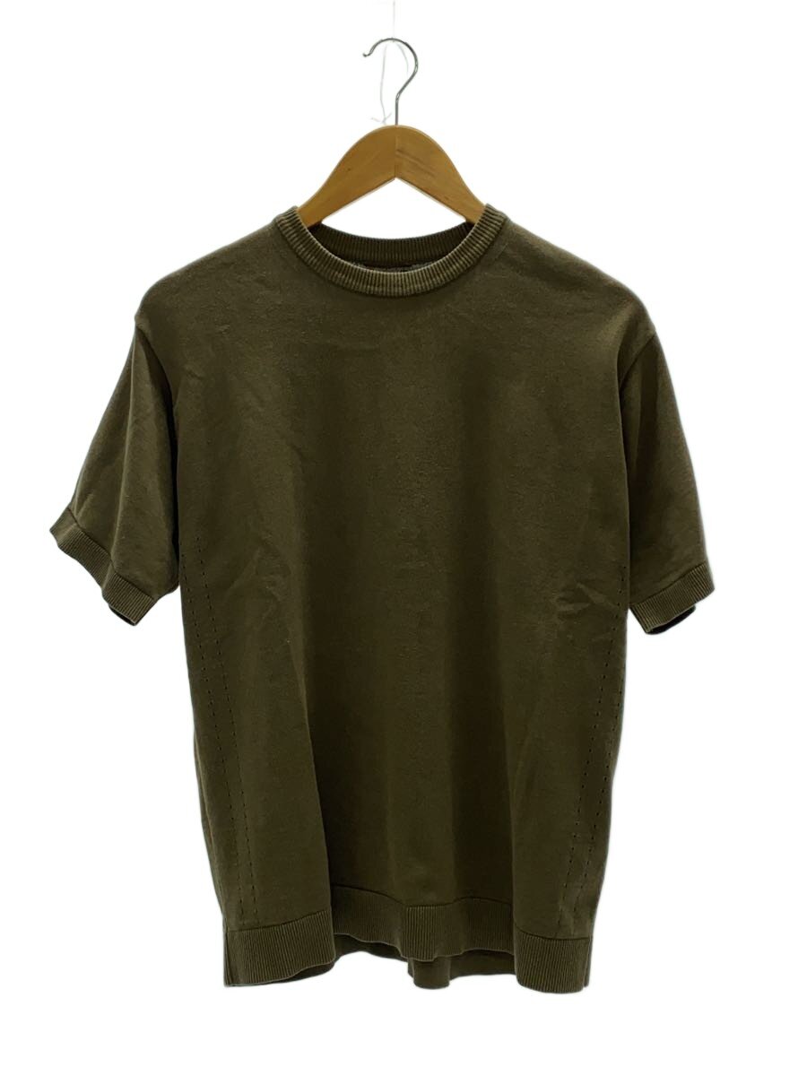 JUN HASHIMOTO◆Tシャツ/3/コットン/KHK/無地/1092310003