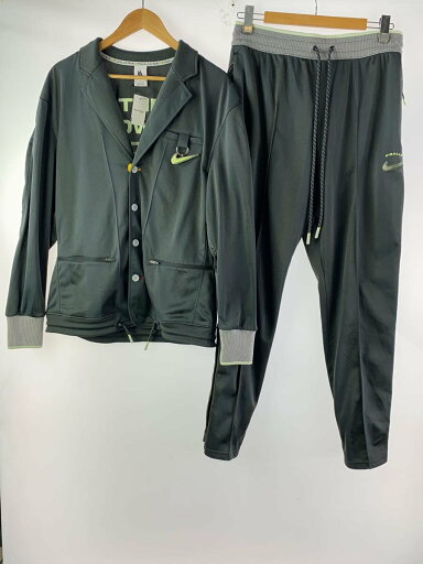【中古】NIKE◆セットアップ/L/ポリエステル/GRY/ストライプ/CI9947-060/CI9950-060【メンズウェア】