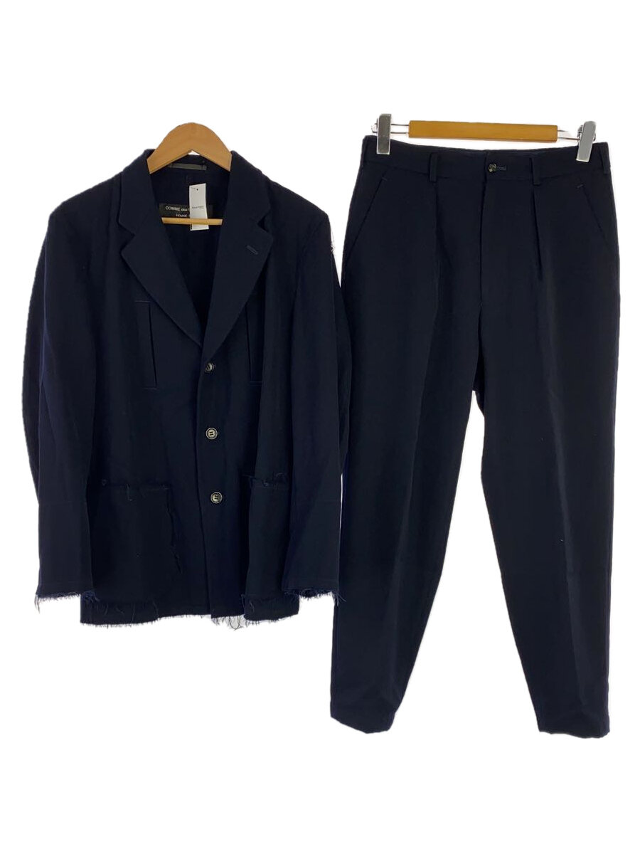 【中古】COMME des GARCONS HOMME PLUS◆90s/セットアップ/S/ウール/NVY/無地/pp-04014s/pj-04020s//【メンズウェア】