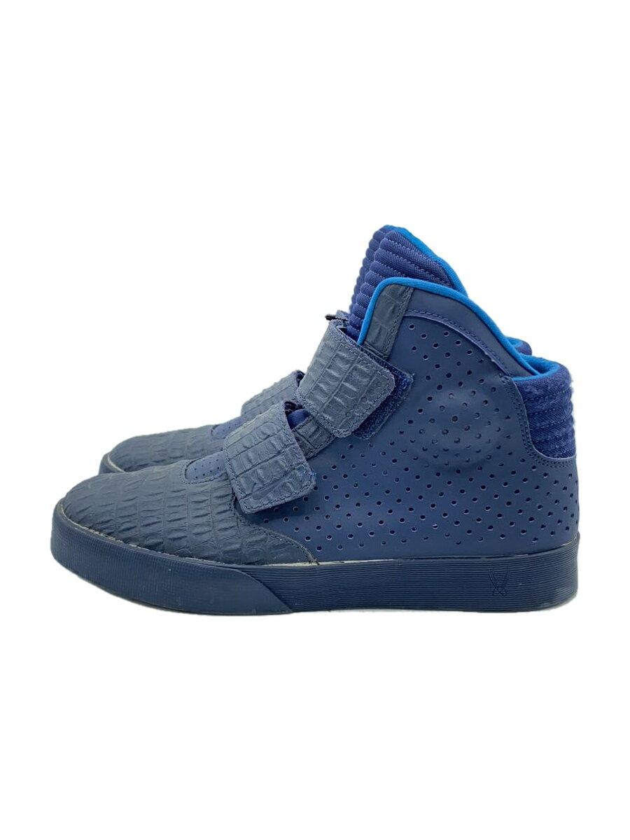 【中古】NIKE◆FLYSTEPPER 2K3 PRM/フライステッパー2K3プレミアム/ネイビー/677473-444/27.5c【シューズ】