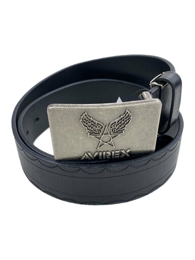 【中古】AVIREX◆ベルト/レザー/BLK/無地/メンズ/EST-1961【服飾雑貨他】 【中古】AVIREX◆ベルト/レザー/BLK/無地/メンズ/EST-1961【服飾雑貨他】
