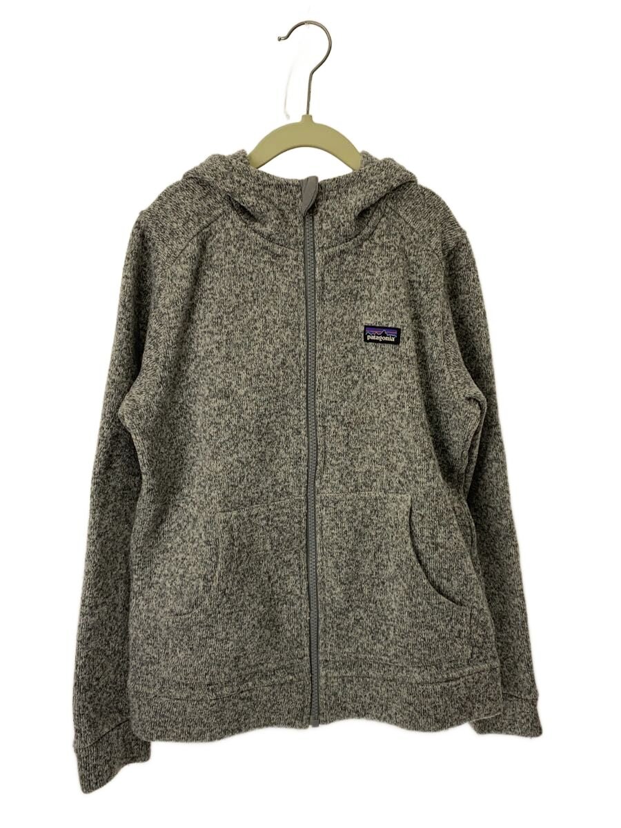 【中古】patagonia◆ジャケット/L/ポリエステル/GRY/STY65702【キッズ】