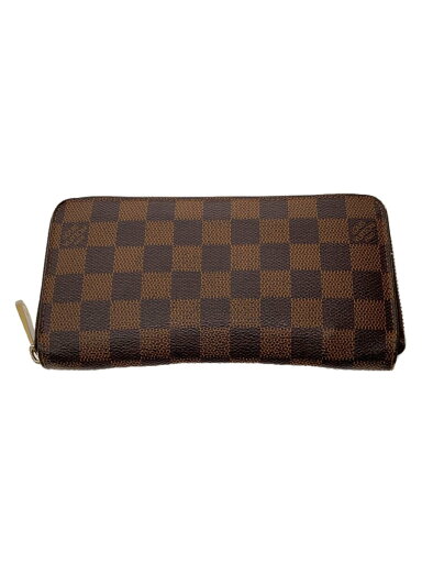 【中古】LOUIS VUITTON◆2)ジッピー・ウォレット_ダミエ・エベヌ_BRW_ブラウン/PVC/BRW/メンズ【服飾雑貨他】 【中古】LOUIS VUITTON◆2)ジッピー・ウォレット_ダミエ・エベヌ_BRW_ブラウン/PVC/BRW/メンズ【服飾雑貨他】