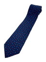 【中古】Salvatore Ferragamo◆ネクタイ/シルク/NVY/メンズ【服飾雑貨他】
