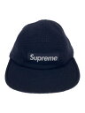 【中古】Supreme◆025SS Harris Tweed Camp Cap/キャップ/--/ウール/BLK/無地/メンズ【服飾雑貨他】