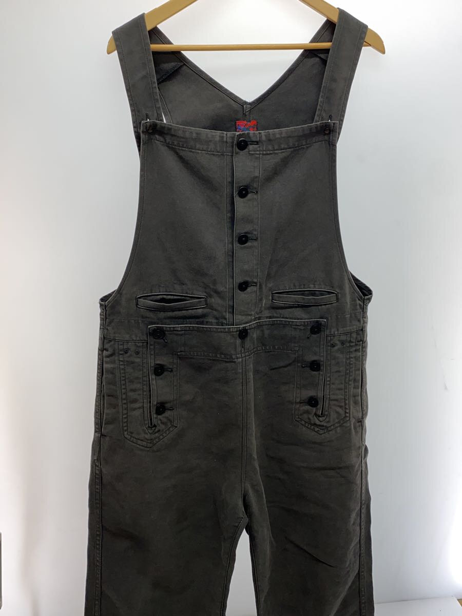 【中古】BRUNABOINNE◆オーバーオール/1/コットン/GRY/無地/7430【メンズウェア】