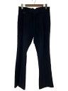 【中古】SOSHIOTSUKI◆ボトム/46/コットン/BLK/無地/S21FW10PT-WP【メンズウェア】
