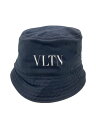 【中古】VALENTINO GARAVANI◆ヴァレンチノガラバーニ/バケットハット/--/コットン/BLK/メンズ//【服飾雑貨他】