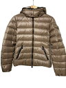 【中古】MONCLER◆BADY GIUBBOTTO/ブラウン/ダウンジャケット/1/ナイロン/BRW/フード取り外し可/【レディースウェア】