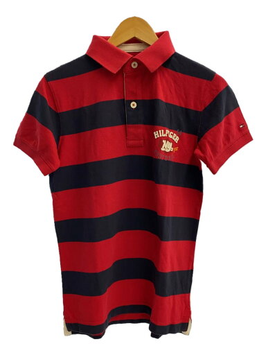 【中古】TOMMY HILFIGER◆ポロシャツ/M/コットン/ボーダー/11-222420/タグ付【メンズウェア】 【中古】TOMMY HILFIGER◆ポロシャツ/M/コットン/ボーダー/11-222420/タグ付【メンズウェア】