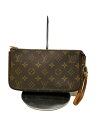 【中古】LOUIS VUITTON◆1)ポシェット・アクセソワール_モノグラム・キャンバス_BRW/PVC/BRW【バッグ】(4)
