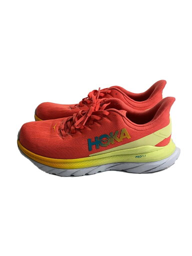 【中古】HOKA ONE ONE◆ローカットスニーカー/27cm/RED/マッハ4/1113528 HCSF【シューズ】 【中古】HOKA ONE ONE◆ローカットスニーカー/27cm/RED/マッハ4/1113528 HCSF【シューズ】