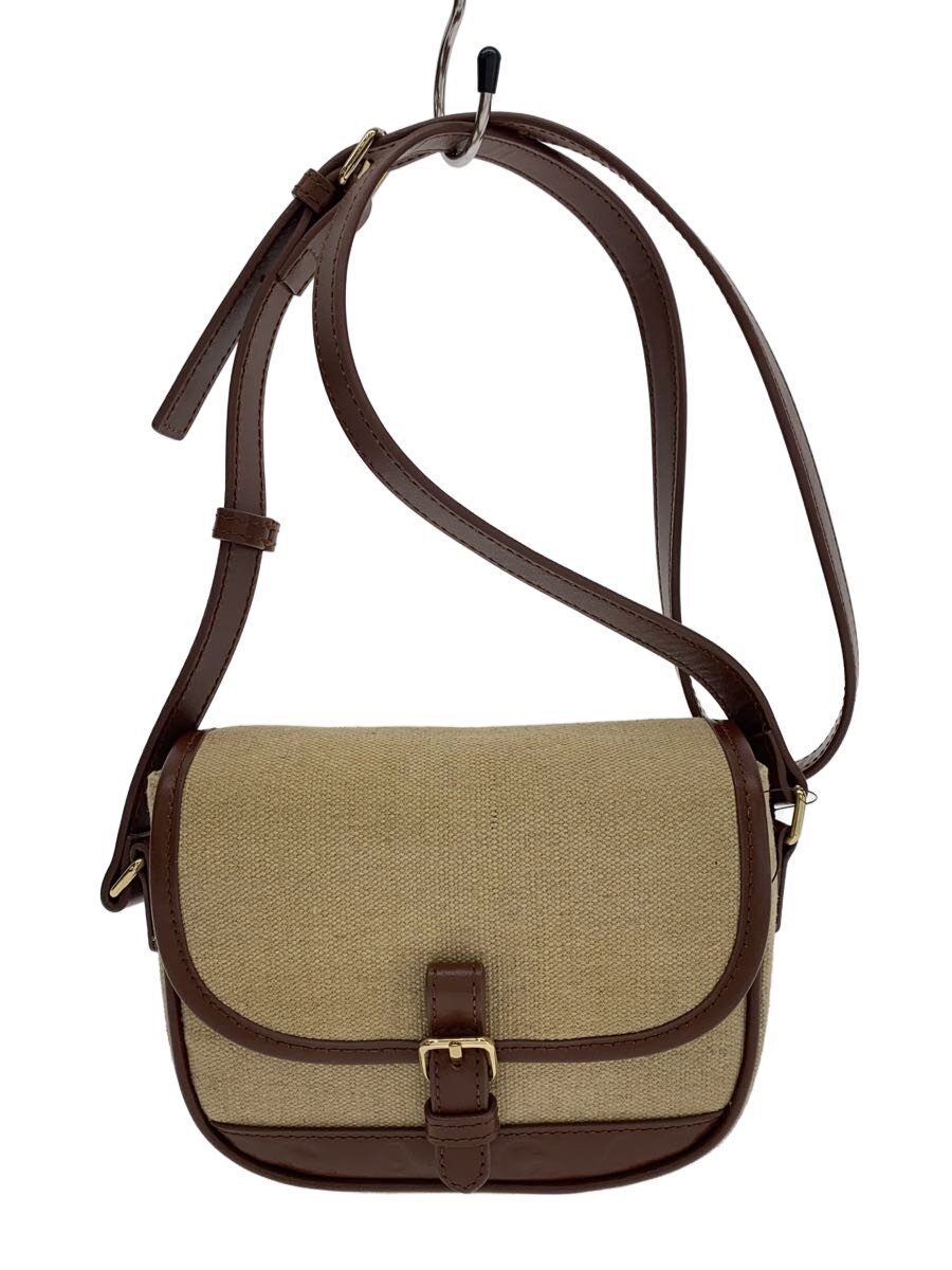 A.P.C.◆Helene shoulder bag/ショルダーバッグ/キャンバス/BEG