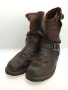 【中古】RED WING◆エンジニアブーツ/US7.5/BRW/レザー/PT91/プリントタグ【シューズ】 2