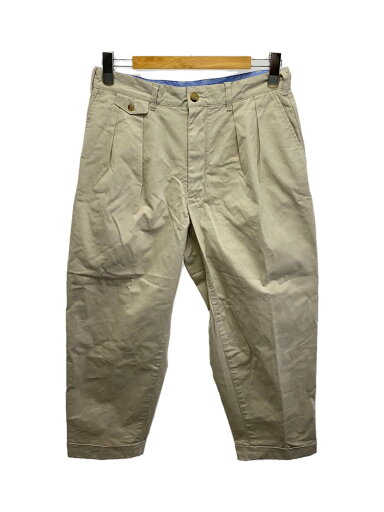 【中古】BEAMS +◆2 Pleats Twill/チノパン/M/コットン/BEG/38-23-0097-874【メンズウェア】 【中古】BEAMS +◆2 Pleats Twill/チノパン/M/コットン/BEG/38-23-0097-874【メンズウェア】