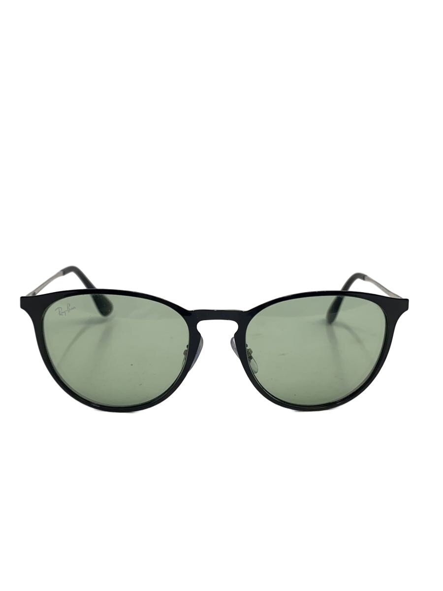 【中古】Ray-Ban◆ERIKA METAL/サングラス/ブラック/グリーン/メンズ/RB3539/レイバン【服飾雑貨他】