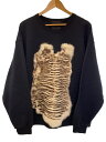 【中古】ASSEMBLY LABEL◆スウェット/XL/コットン/ブラック/ファー/毛皮【メンズウェア】(4)
