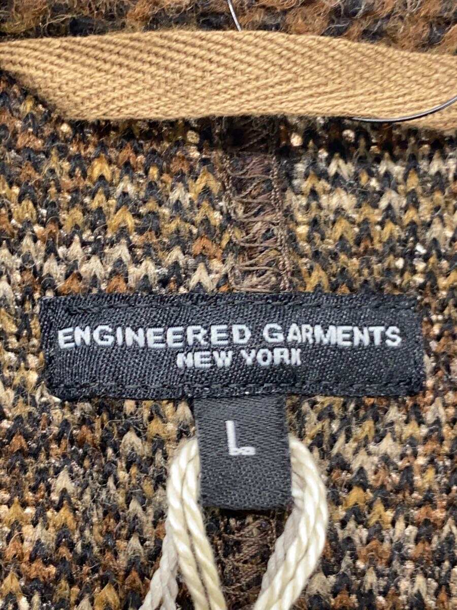 【中古】Engineered Garments◆23AW/High Mock Knit Vest/ニットベスト/L/ウール/ブラウン/NQ096【メンズウェア】 3