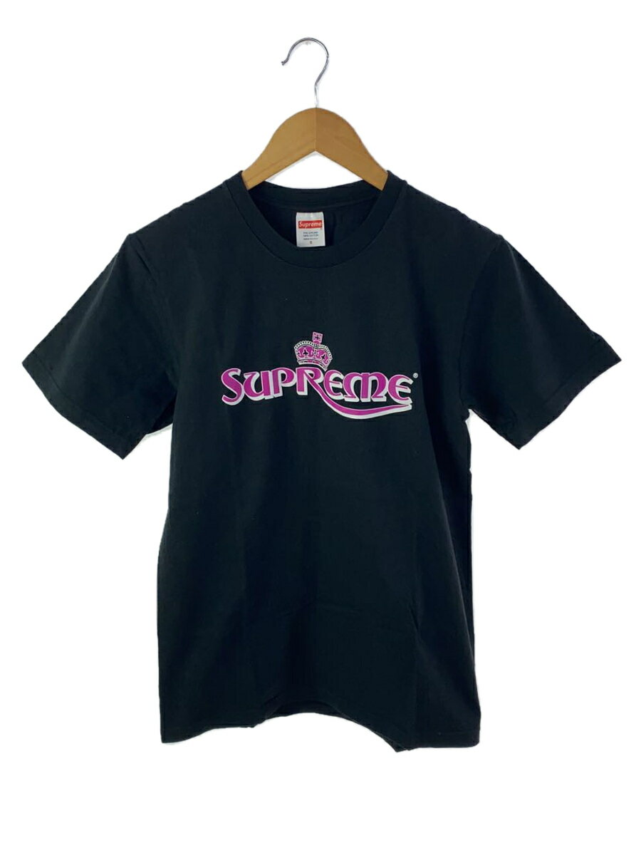 Supreme◆23SS/Crown Tee/Tシャツ/S/コットン/フブラック