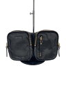 【中古】GUCCI◆ウエストバッグ/レザー/BLK/総柄/246417【バッグ】