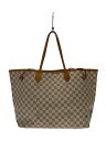 【中古】LOUIS VUITTON◆ネヴァーフルGM_ダミエ・アズール/N51108/トートバッグ/キャンバス/WHT/総柄//【バッグ】