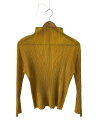 【中古】PLEATS PLEASE ISSEY MIYAKE◆長袖カットソー/3/ポリエステル/イエロー/PP53-JK188【レディースウェア】