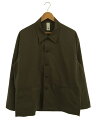 【中古】DESCENTE◆SHIRT JACKET/PAUSE/ジャケット/L/ポリエステル/KHK/DLMUJK35【メンズウェア】