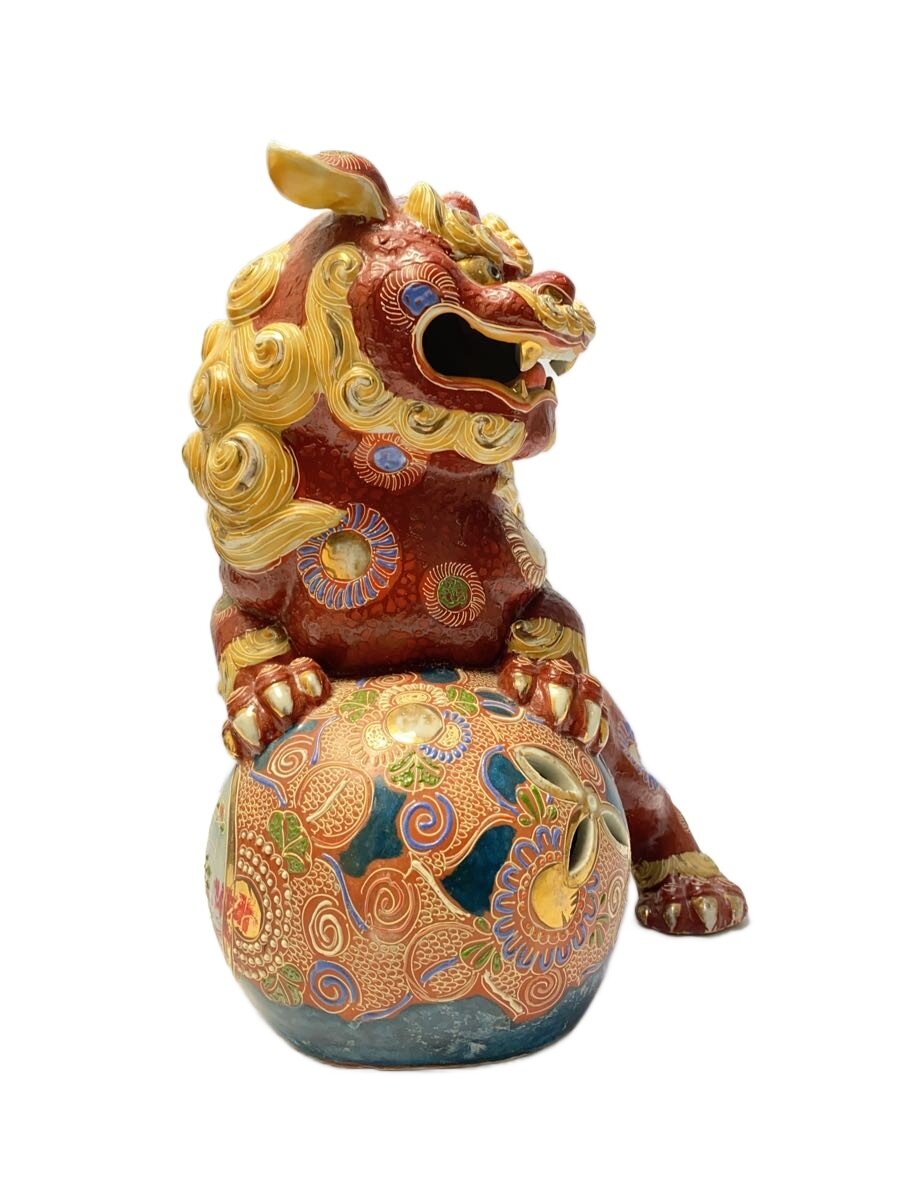【中古】九谷焼◆獅子/シーサーインテリア雑貨【インテリア小物・日用雑貨】 [3]