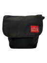 【中古】Manhattan Portage◆ショルダーバッグ/ナイロン/BLK/無地【バッグ】