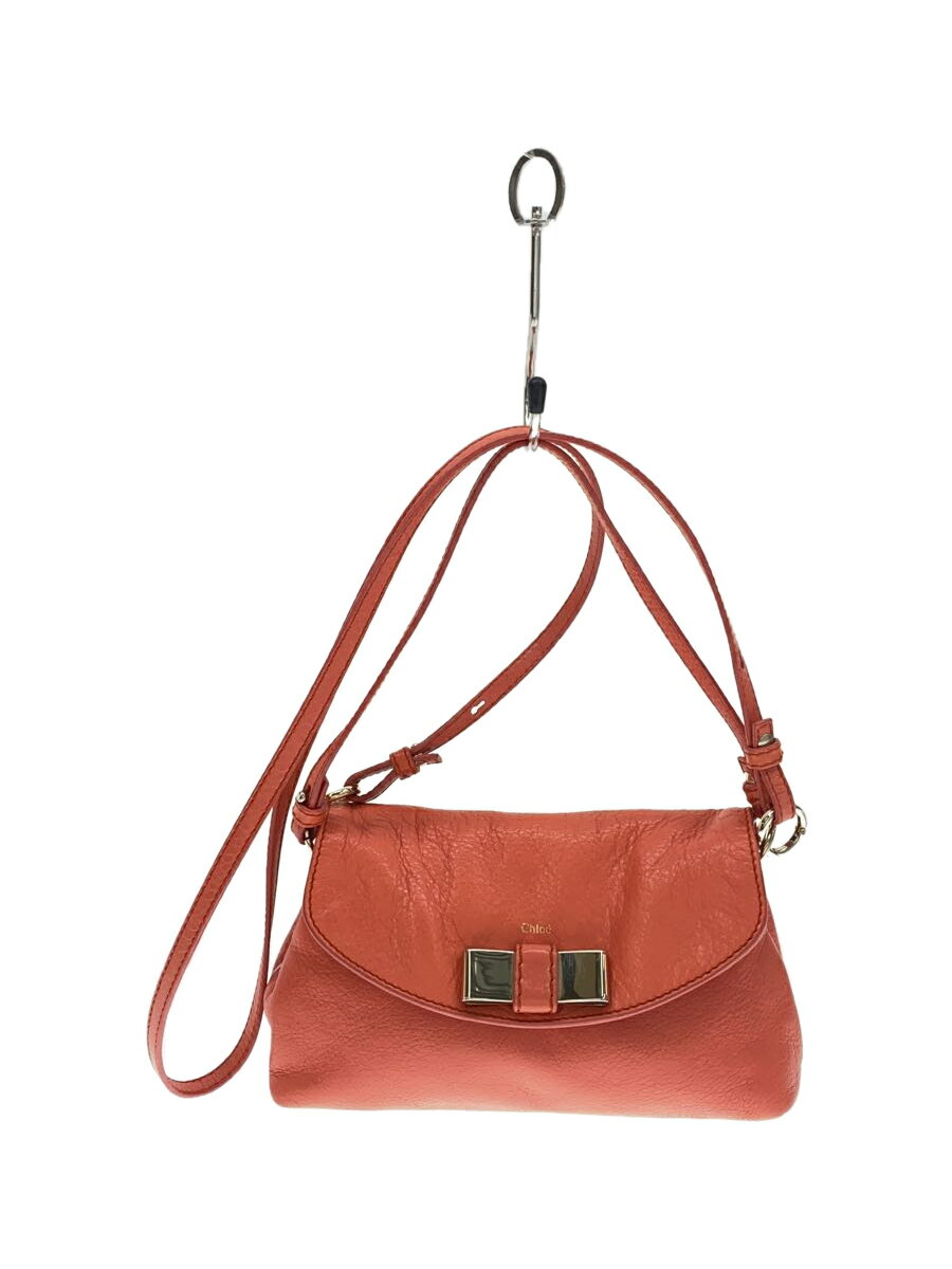 【中古】Chloe◆ショルダーバッグ/レザー/無地/02-12-51-65-5811【バッグ】