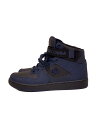 【中古】DC SHOES◆ハイカットスニーカー/--/NVY/レザー【シューズ】