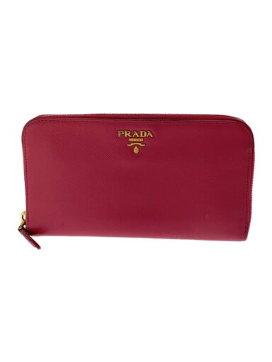 【中古】PRADA◆長財布/レザー/PNK/レディース/1ML506【服飾雑貨他】 【中古】PRADA◆長財布/レザー/PNK/レディース/1ML506【服飾雑貨他】