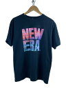 【中古】NEW ERA◆Tシャツ/L/コットン/BLK【メンズウェア】